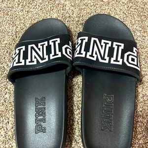 PINK Slides Women Size 8.
